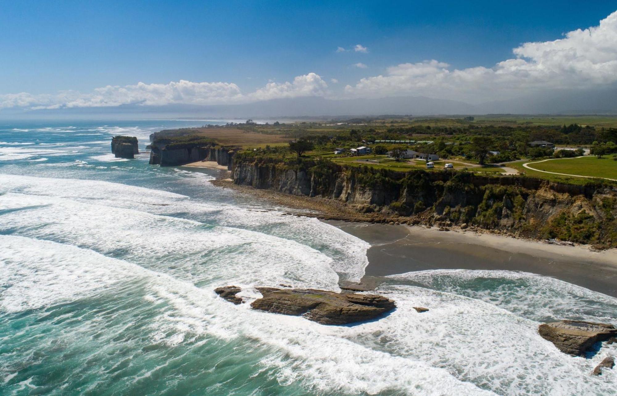 The Hole In The Rock Yurt Hotell Cape Foulwind Exteriör bild